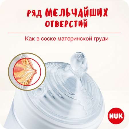 Бутылочка для кормления новорожденного Nuk NUK For Nature