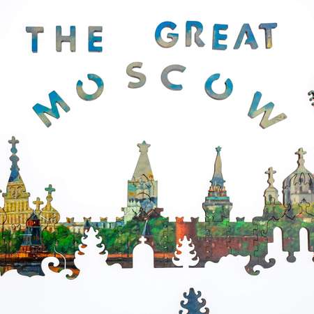 Пазл деревянный DAVICI Московский Кремль