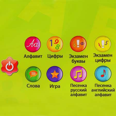 Игры для малышей Рыжий кот Звуковой плакат русский и английский алфавит