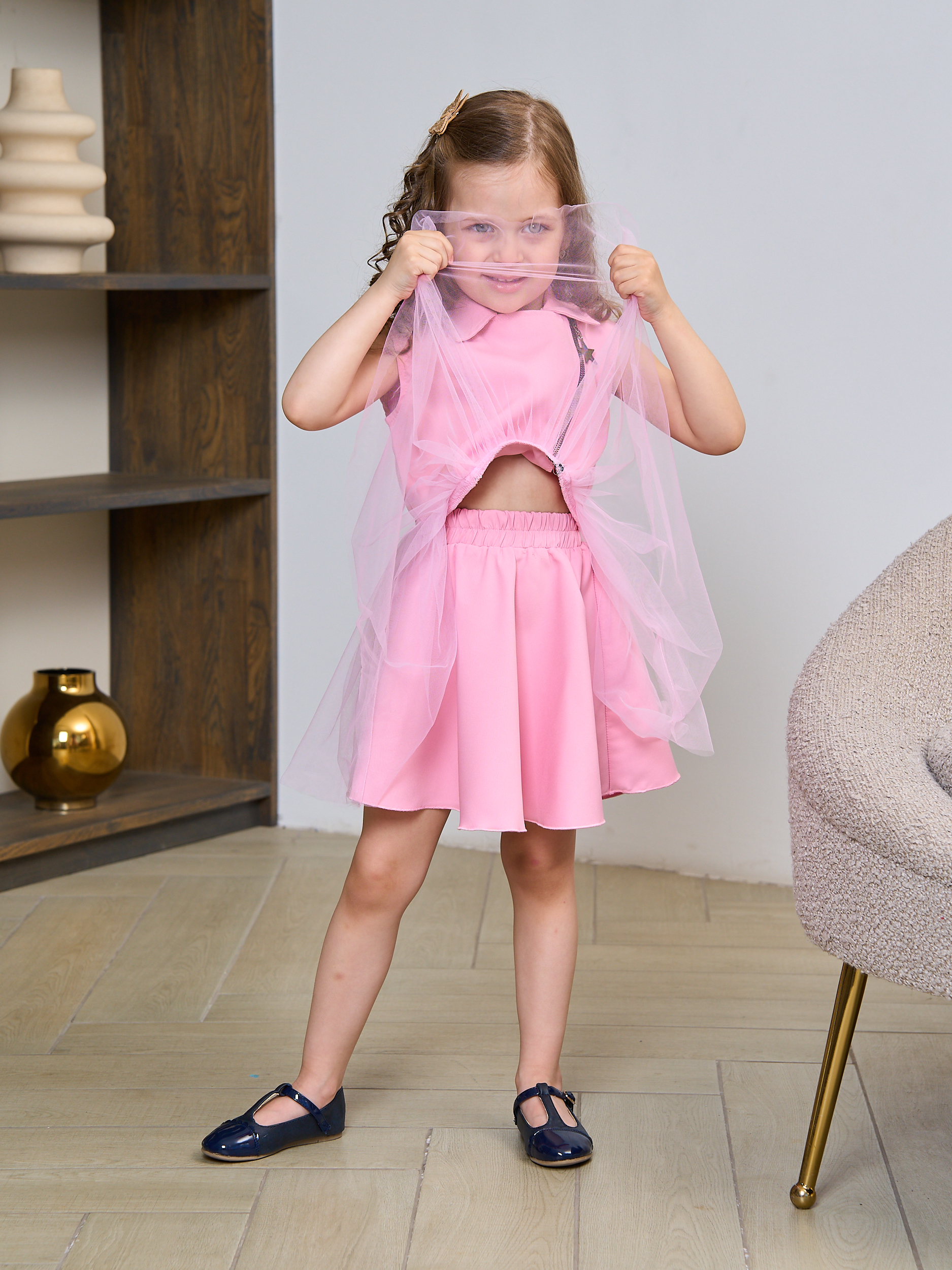 Костюм Mil Art kids 1902201526SUIT-KILT-PINK - фото 5