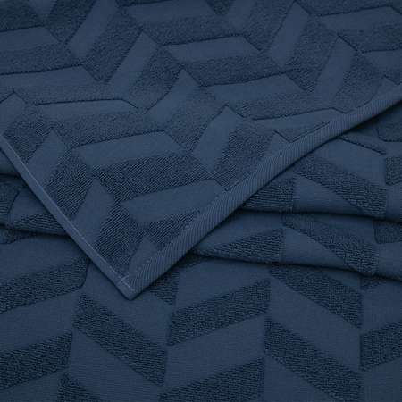 Махровое полотенце BRAVO Моноколор 50х80 синий