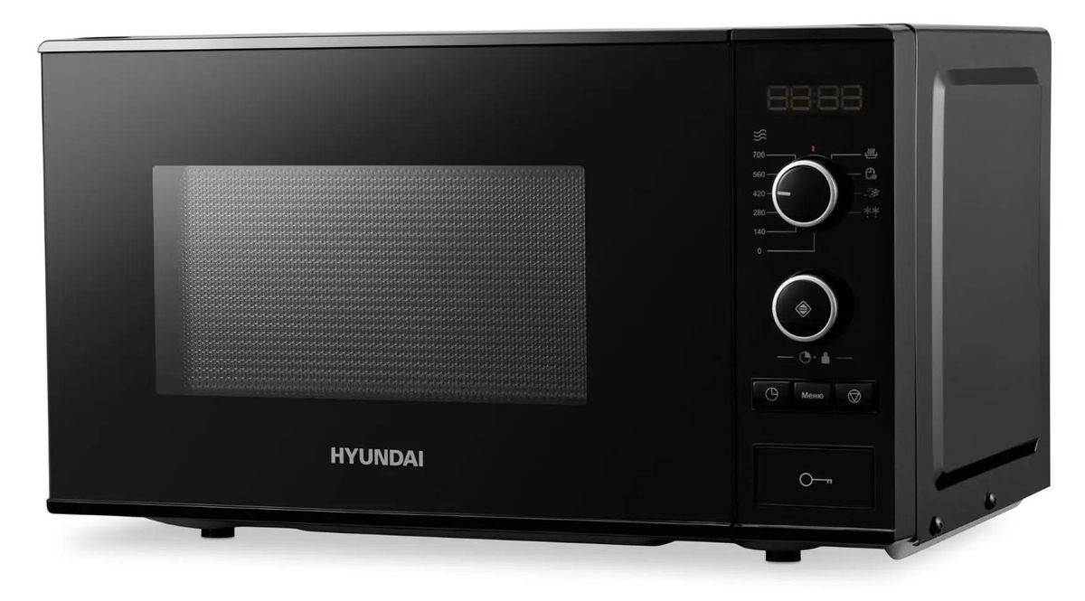 Микроволновая печь HYUNDAI HYM-D3032 700Вт 20л черный - фото 6