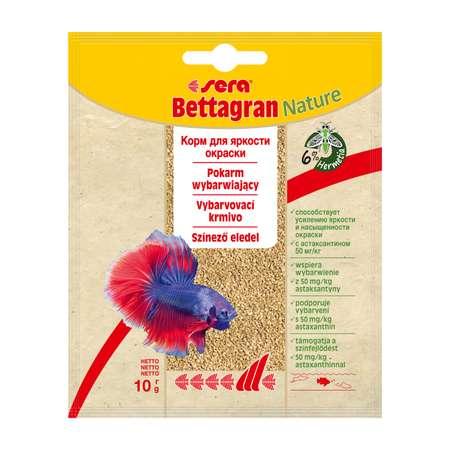 Корм для петушков Sera в гранулах Bettagran10г