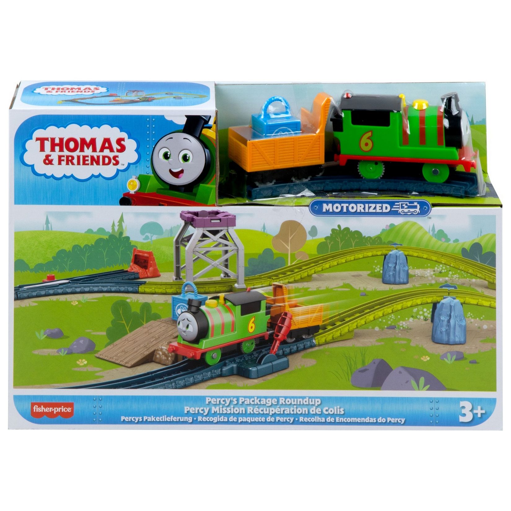 Набор игровой Thomas & Friends Моторизированная трасса Перси HGY80 купить  по цене 2829 ₽ в интернет-магазине Детский мир