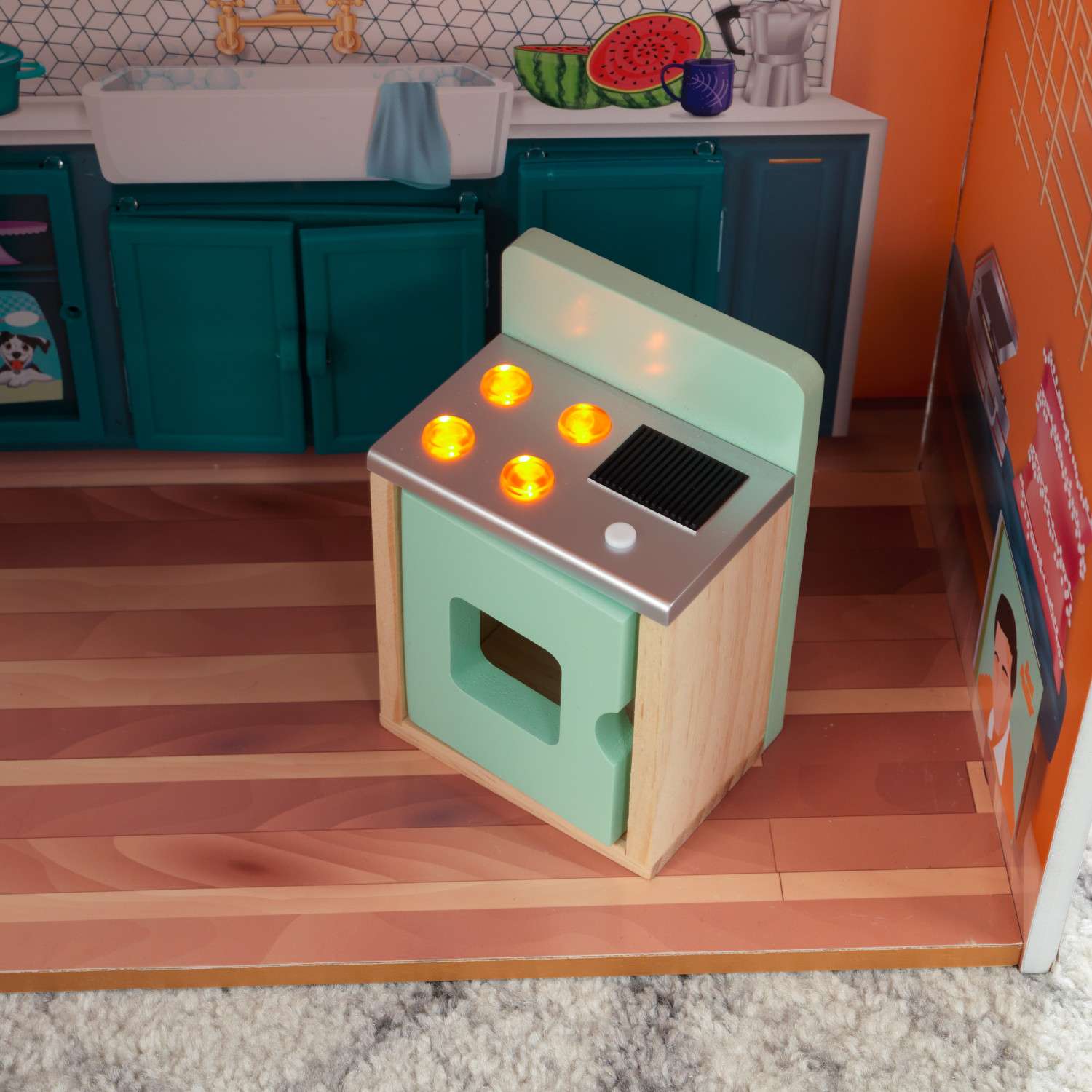 Кукольный домик  KidKraft Марлоу с мебелью 14 предметов свет звук 65985_KE 65985_KE - фото 14