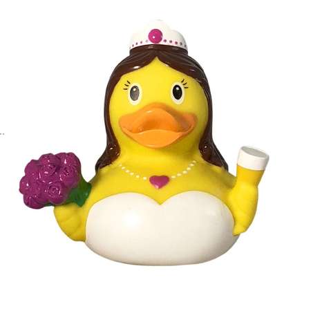Игрушка Funny ducks для ванной Невеста уточка 1968