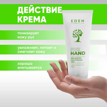 Крем для рук EDEN Комплексный уход 2 штуки по 75мл