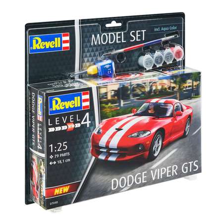 Сборная модель Revell Спортивный Автомобиль Dodge Viper GTS