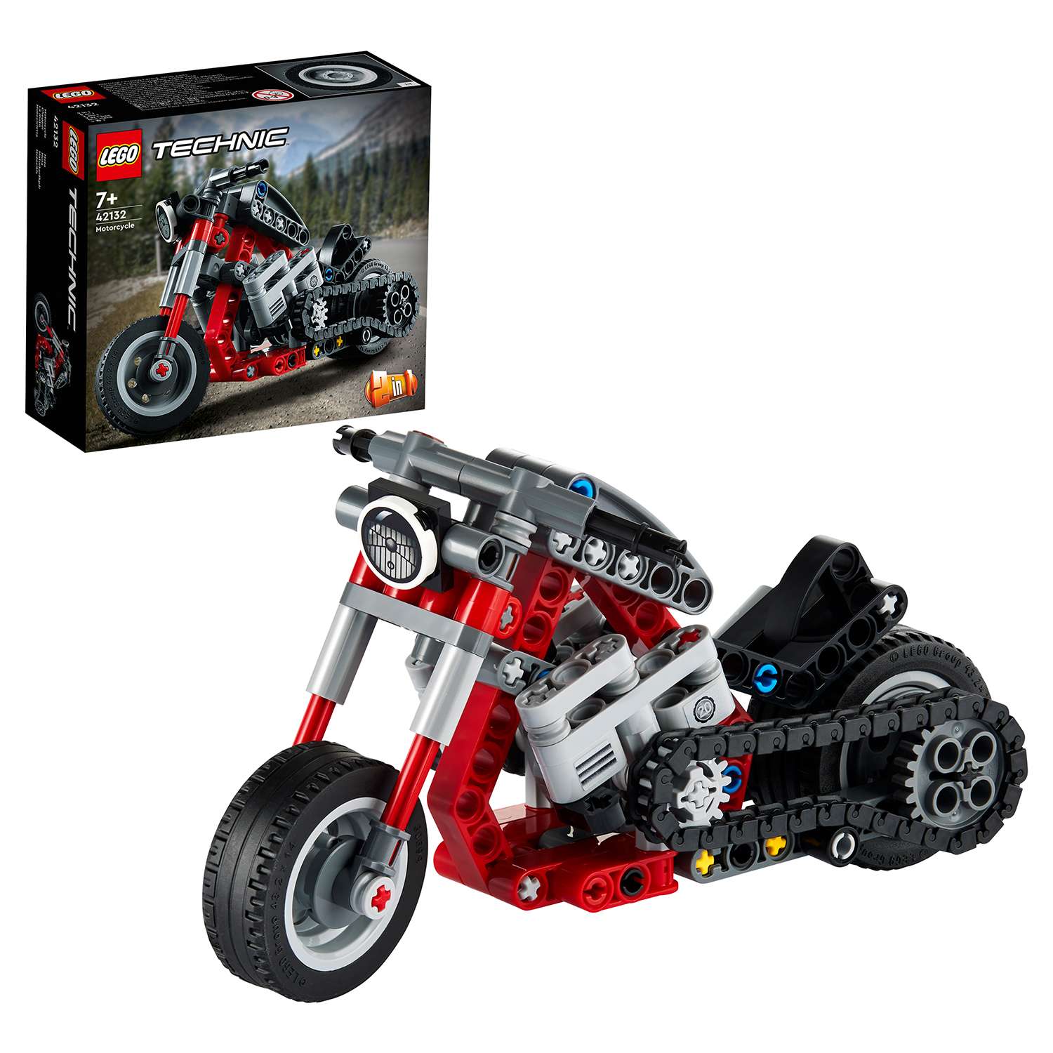 Конструктор LEGO Technic Мотоцикл 42132 - фото 1