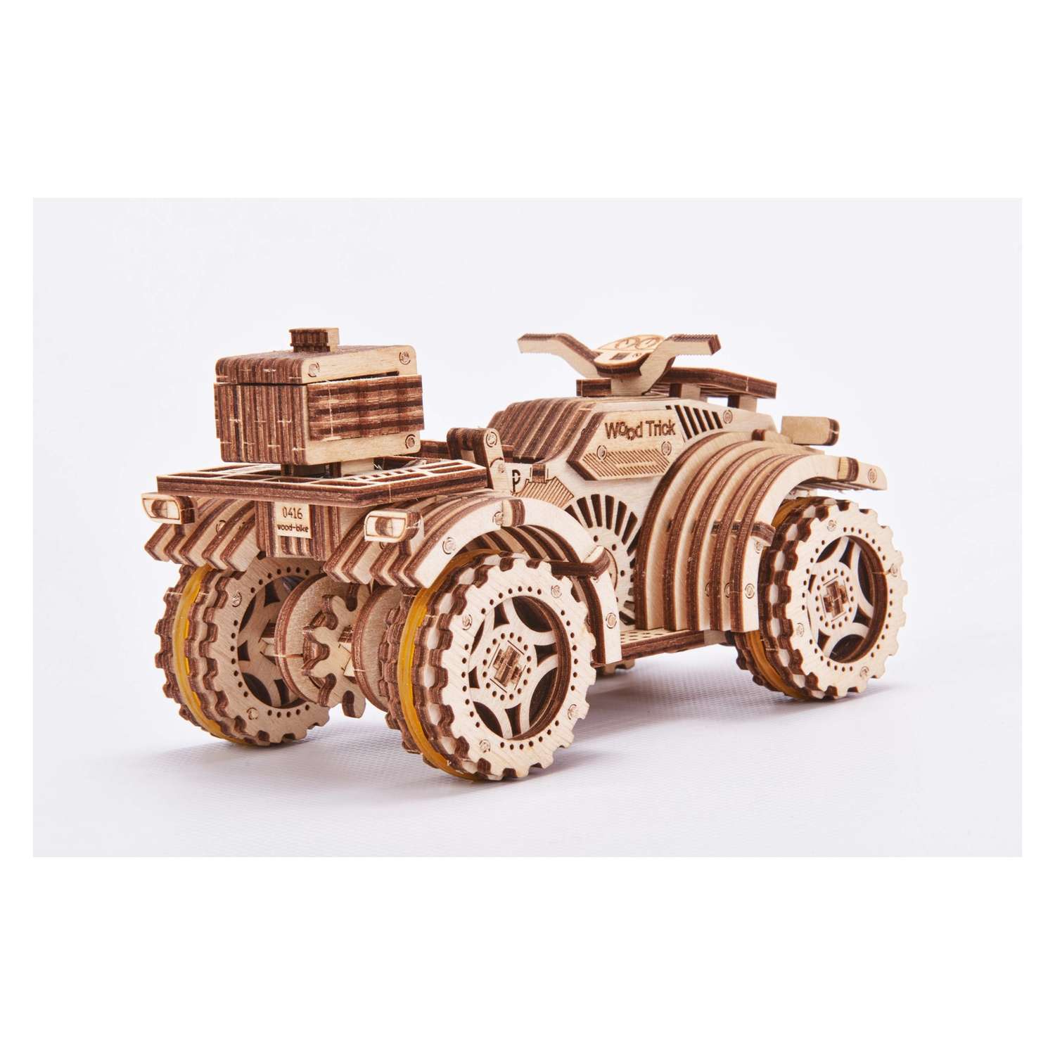 Пазл 3D Wood Trick Квадроцикл механический 1234-6 - фото 7