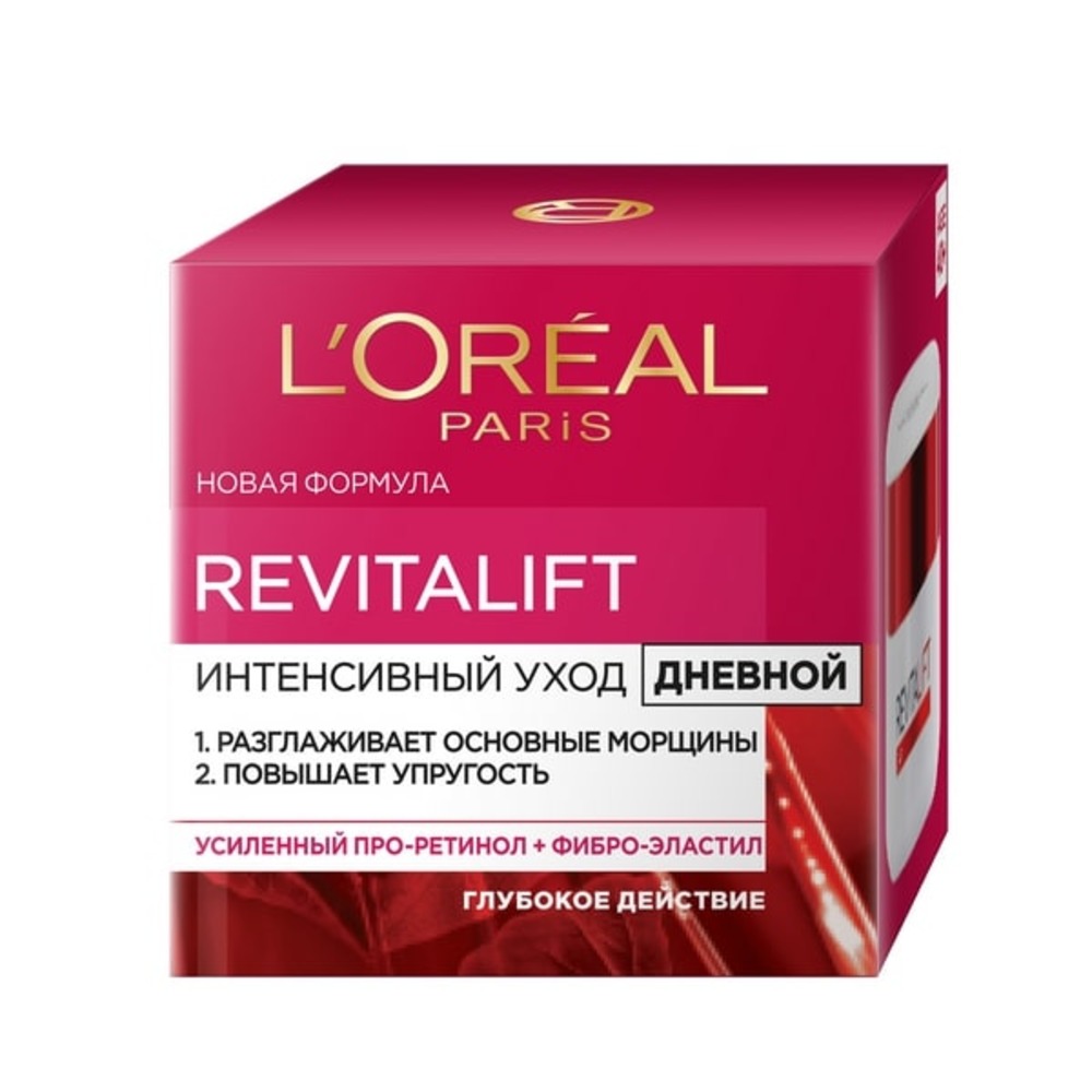 Крем антивозрастной LOREAL Ревиталифт дневной для лица против морщин 50 мл - фото 1