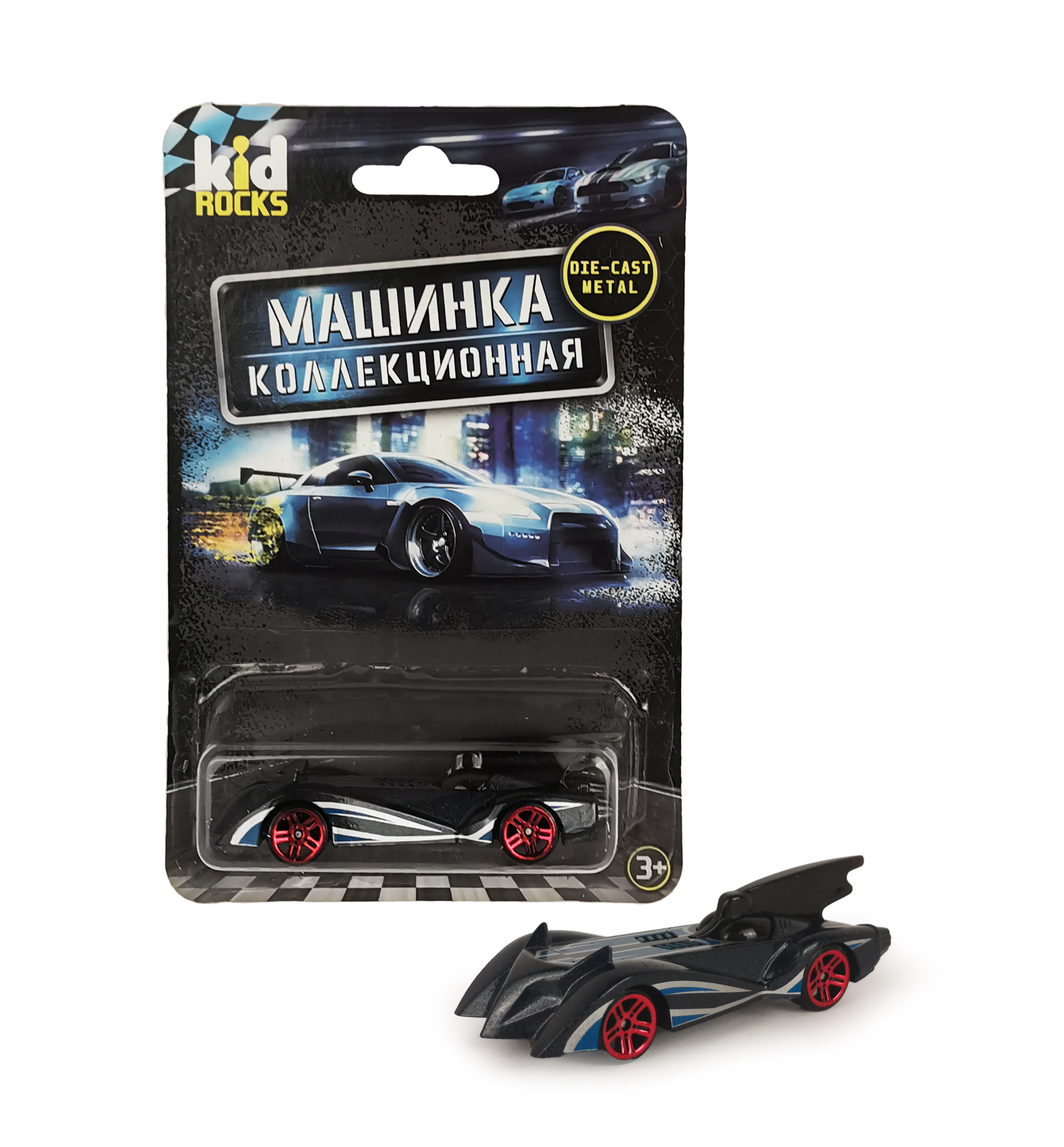 Машинка металлическая Kid Rocks масштаб 1:60 в ассортименте YK-2309 - фото 21