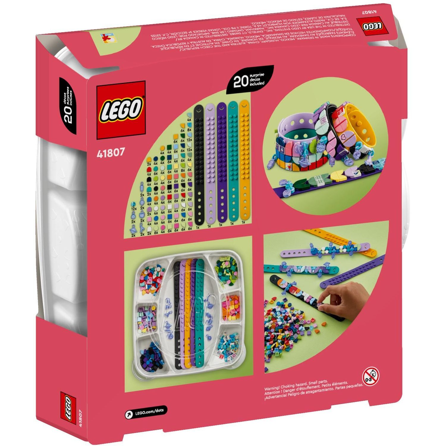 Конструктор LEGO DOTs Bracelet Designer Mega Pack 41807 - фото 5