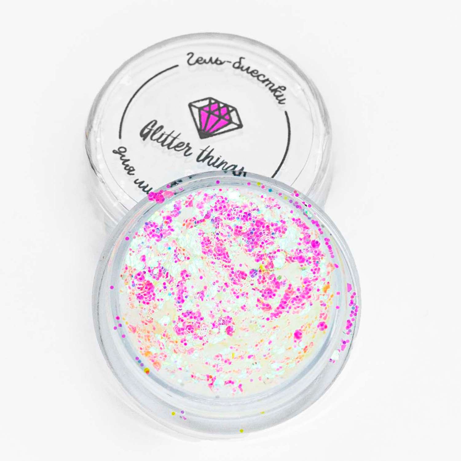 Глиттер-гель Glitter Things для макияжа лица и тела Барби 5 мл - фото 2