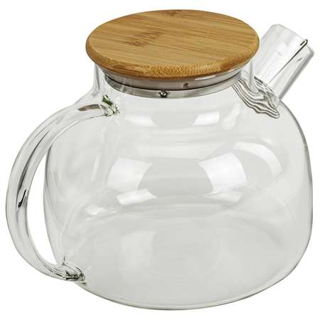 Чайник заварочный DASWERK стеклянный с ситечком жаропрочный 900 мл