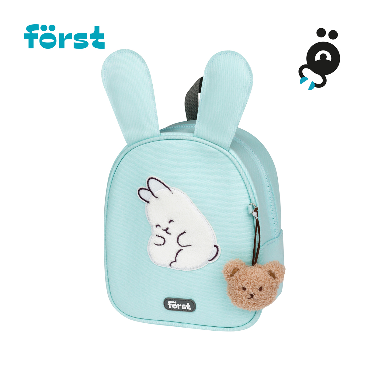 Рюкзак Forst F-Kids Sweet bunny 25*21*10см 1 отделение уплотненная спинка - фото 2