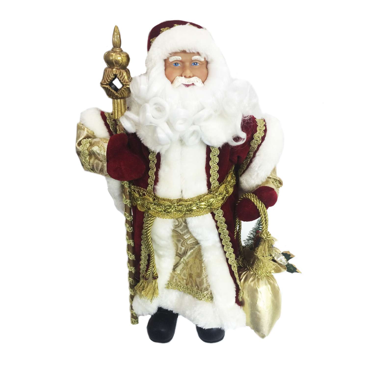 Фигурка новогодняя Magic Time Дед Мороз в красном костюме 41 см - фото 1