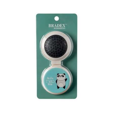 Расческа для волос Bradex с зеркалом Любознательный панда складная