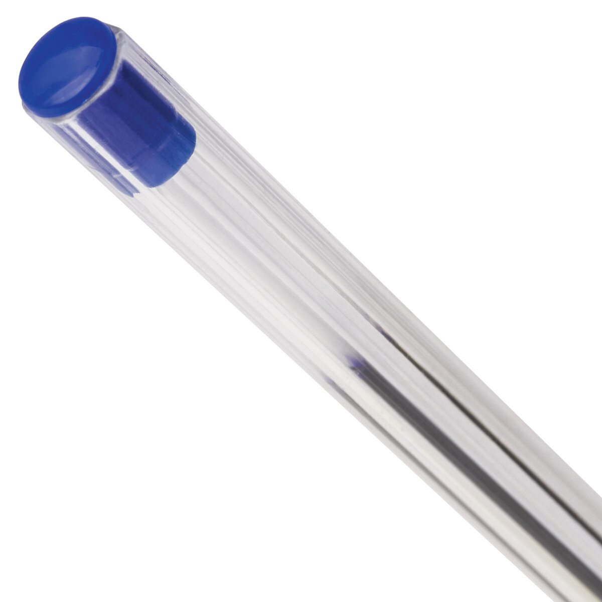 Ручки шариковые Staff синие набор 50 штук - фото 7