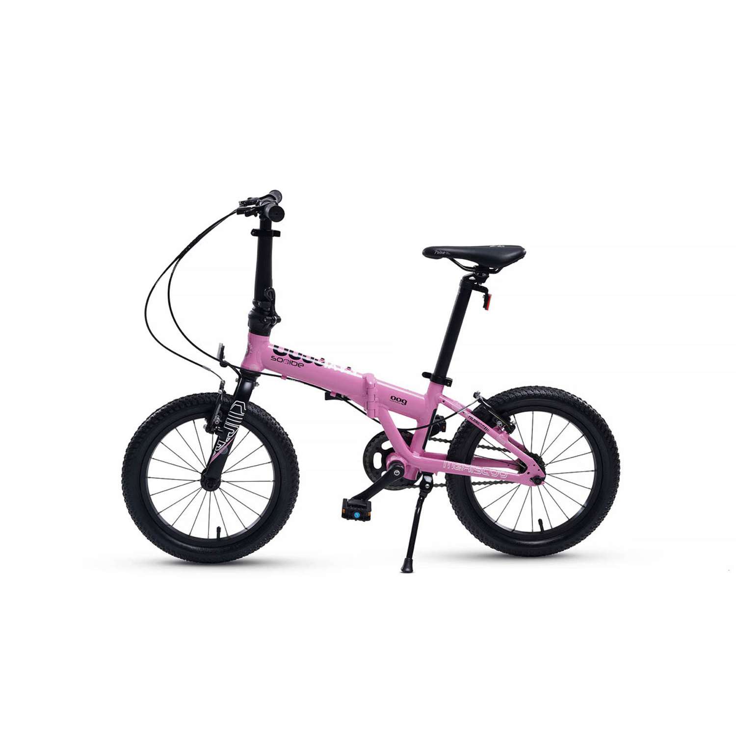 Велосипед Детский Складной Maxiscoo S009 16 розовый - фото 3