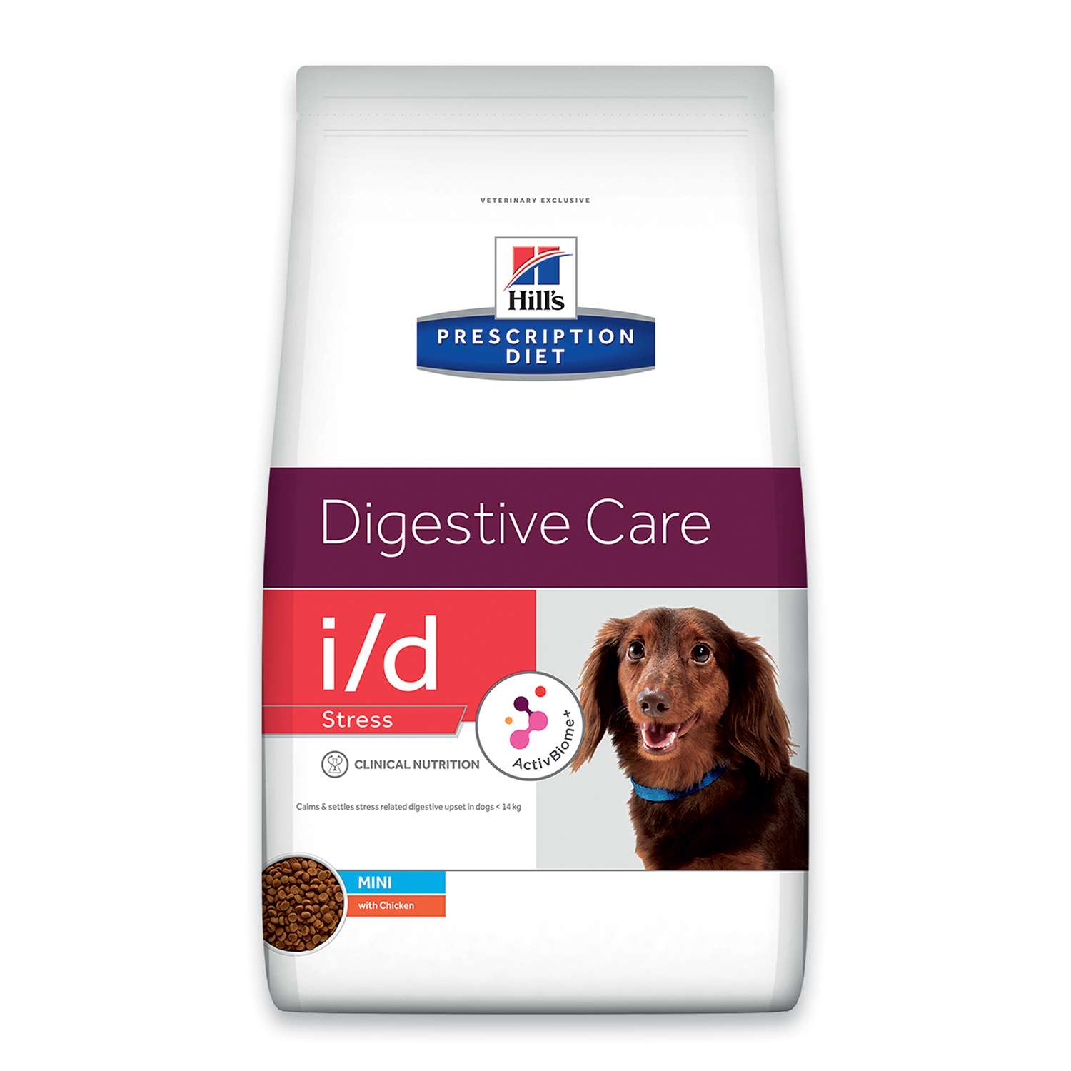 Корм для собак HILLS 1,5кг Prescription Diet i/d Stress Mini Digestive Care для мелких пород диетический с курицей - фото 1