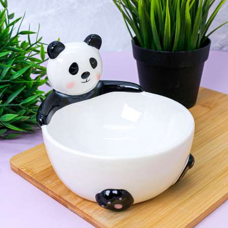 Тарелка керамическая iLikeGift Panda bowl глубокая