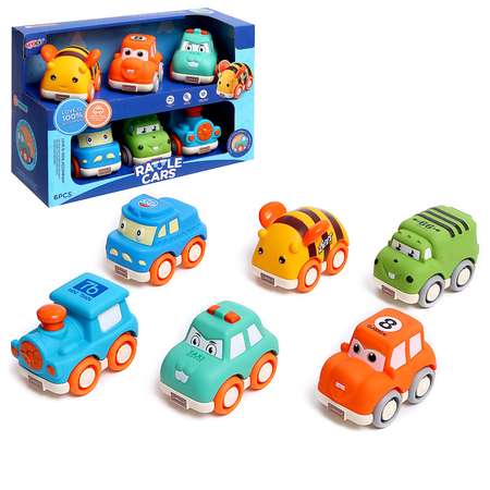 Набор Sima-Land машинок Rattle cars 6 шт