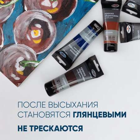 Краски акриловые Gamma_ 12 цв.