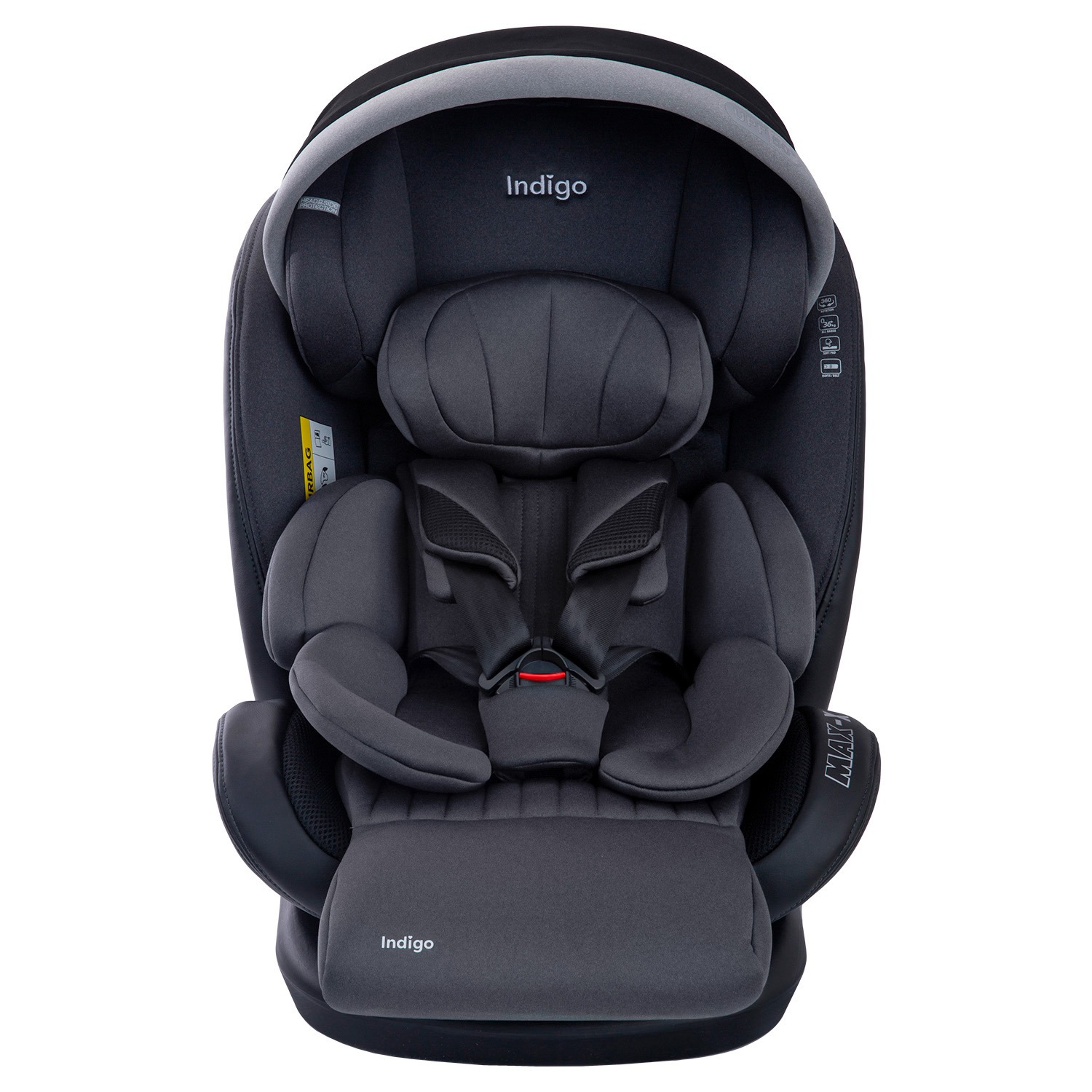 Автокресло Indigo max-x isofix Графит - фото 2