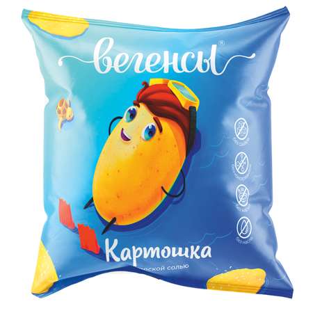 Снеки Вегенсы картофель сушеный с солью 50г