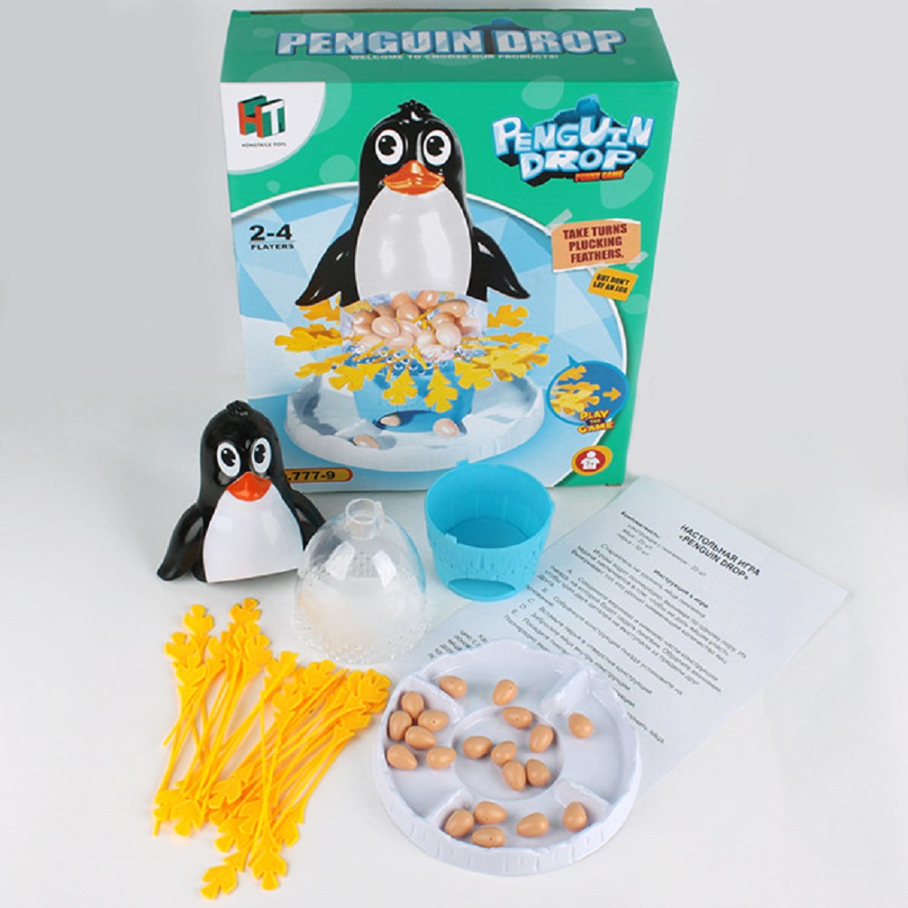 Настольная игра Darvish Penguin drop Падение пингвина купить по цене 718 ₽  в интернет-магазине Детский мир