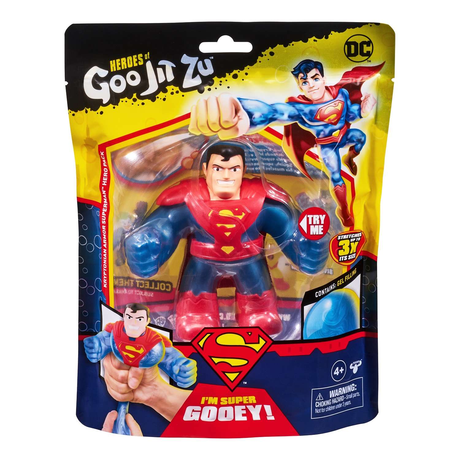 Фигурка GooJitZu Супермен 2 0 DC тянущаяся 39737 - фото 8