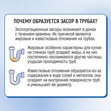 Средство для чистки труб NAGARA 20 г 3 пакетика