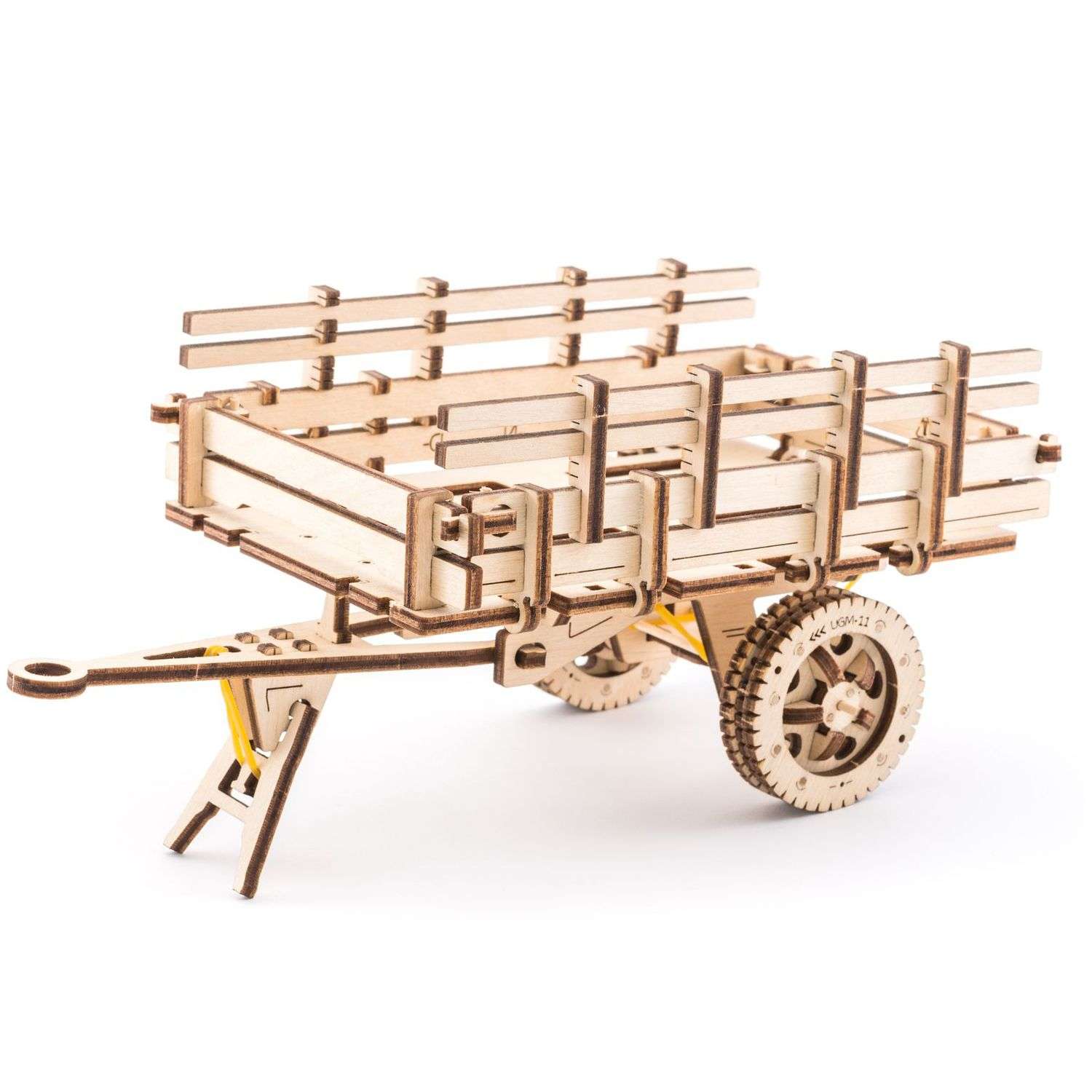 Сборная деревянная модель UGEARS Дополнение к грузовику UGM-11 3D-пазл механический конструктор - фото 2