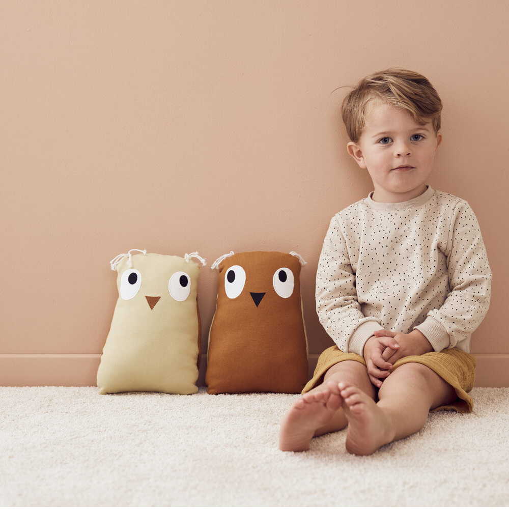 Мягкая игрушка Kids concept Сова коричневая - фото 4
