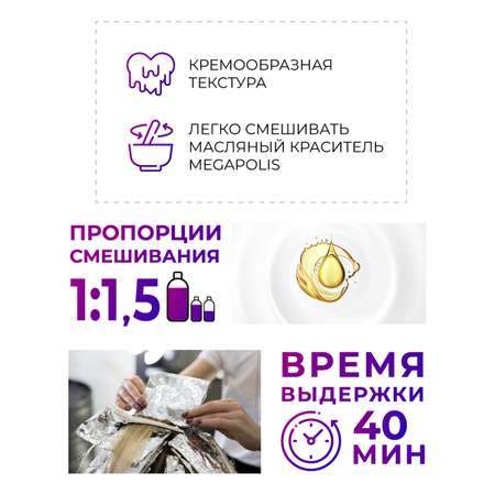 Крем-эмульсия для окрашивания Ollin MEGAPOLIS 5,5 % 75 мл