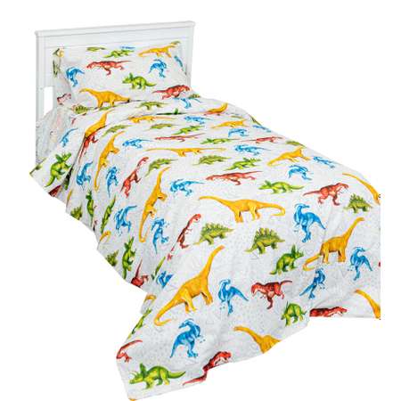 Комплект постельного белья BambinoMio Динозавры поплин 80х160 120х160 40х60