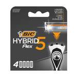 Сменные кассеты для бритвы BIC Hybrid 5 Flex 4 шт