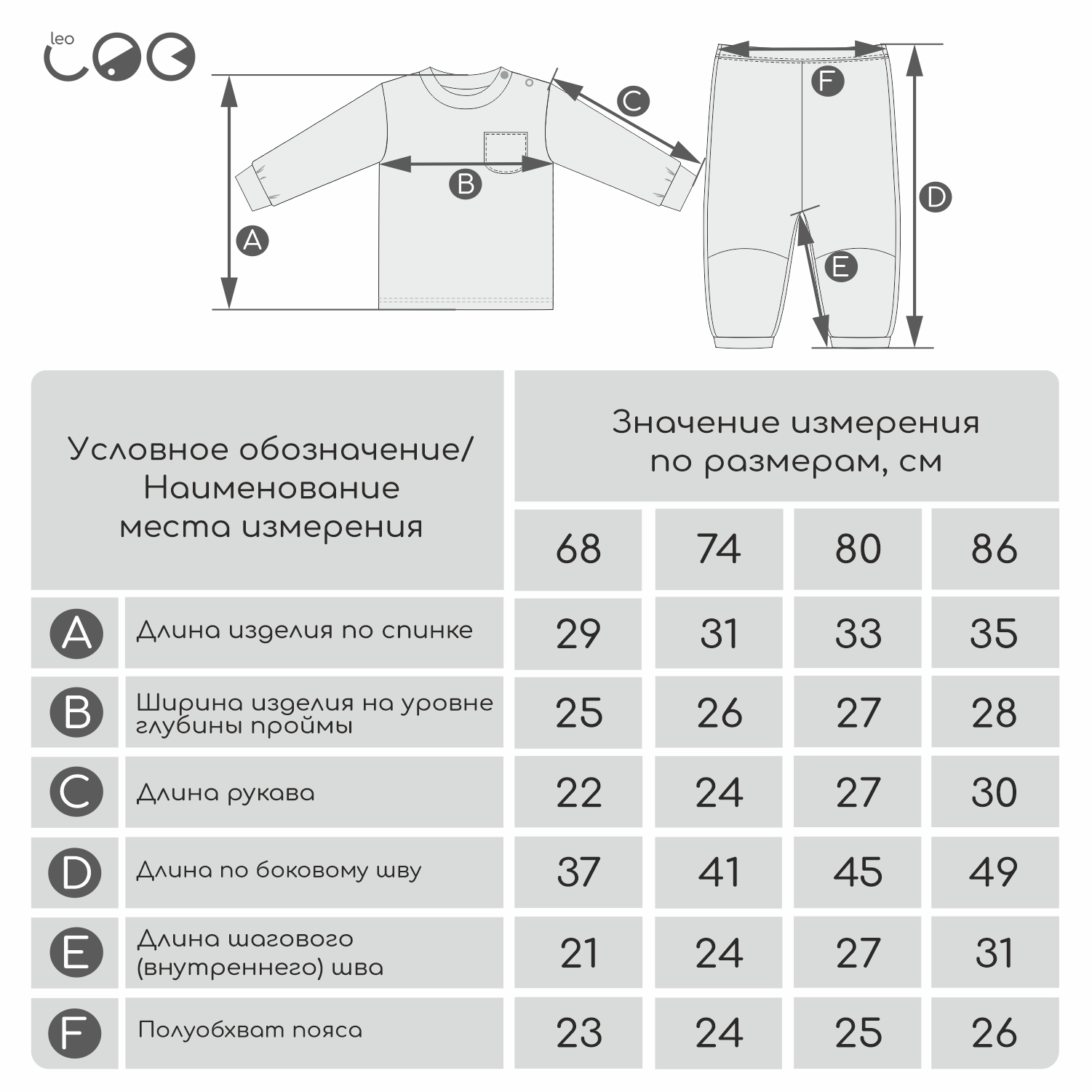 Комплект LEO 2500-2_серо-голубой - фото 5