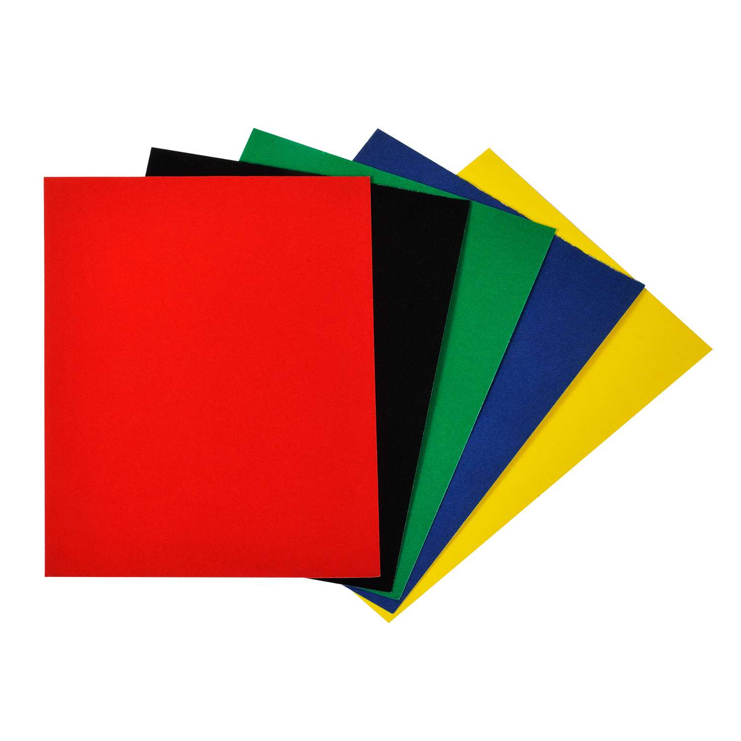 Цветная бумага А4 Каляка-Маляка самоклеющаяся, бархатная 5 цветов 5 листов - фото 2