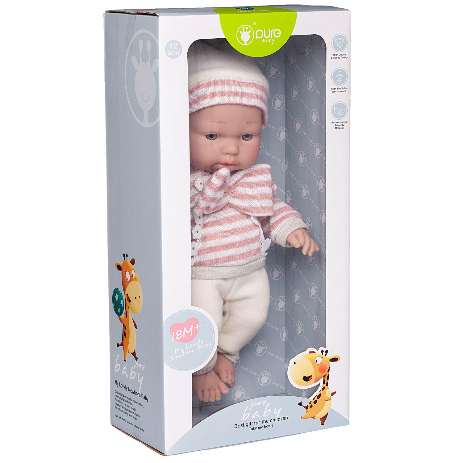 Кукла-пупс Junfa Pure Baby в вязаных вещичках 30 см WJ-22507 - фото 6