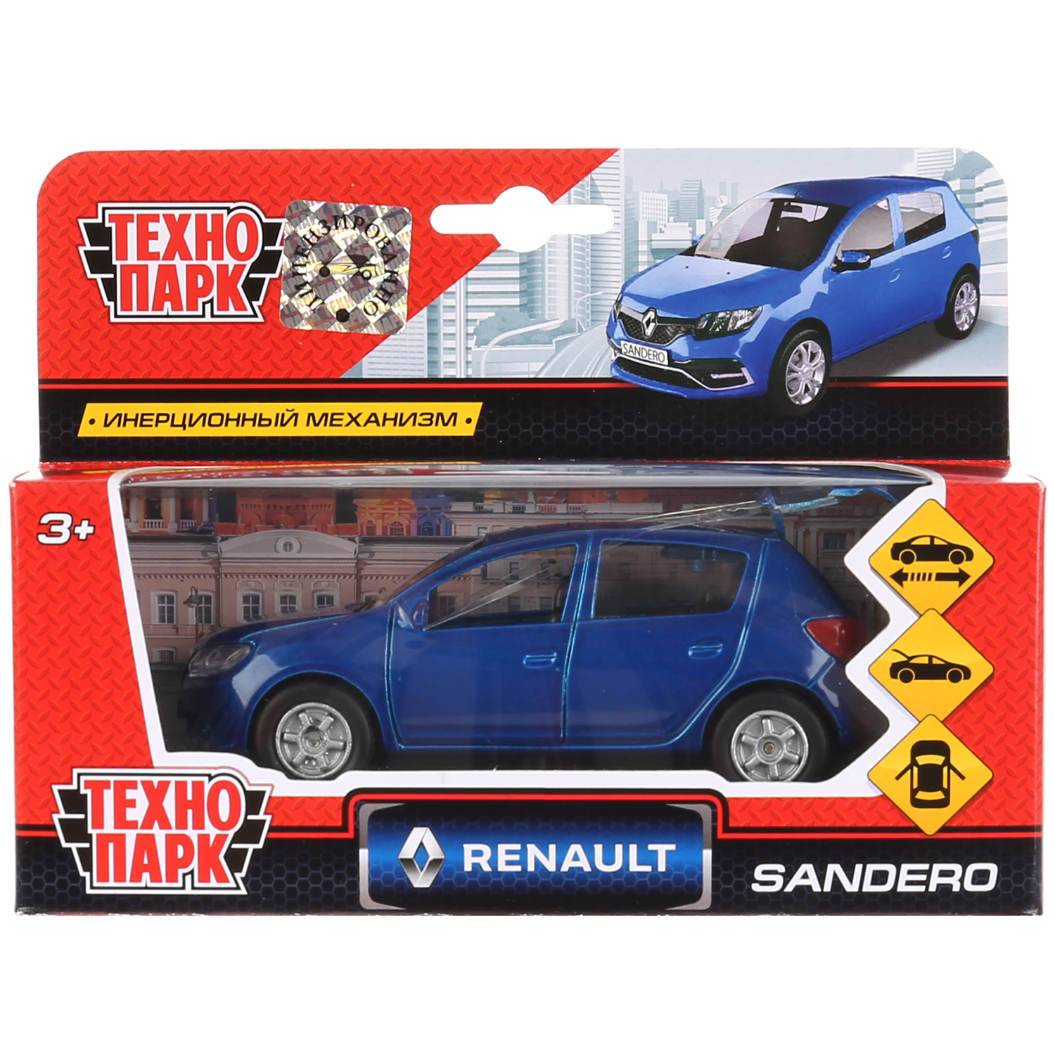 Машина Технопарк Renault Sandero 283719 283719 - фото 2