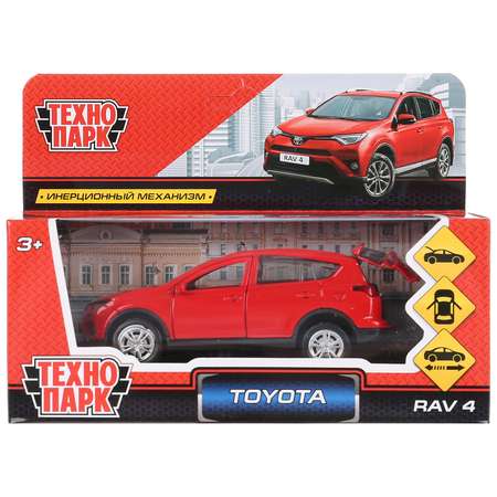 Машина Технопарк Toyota Rav 4 Красная 278679