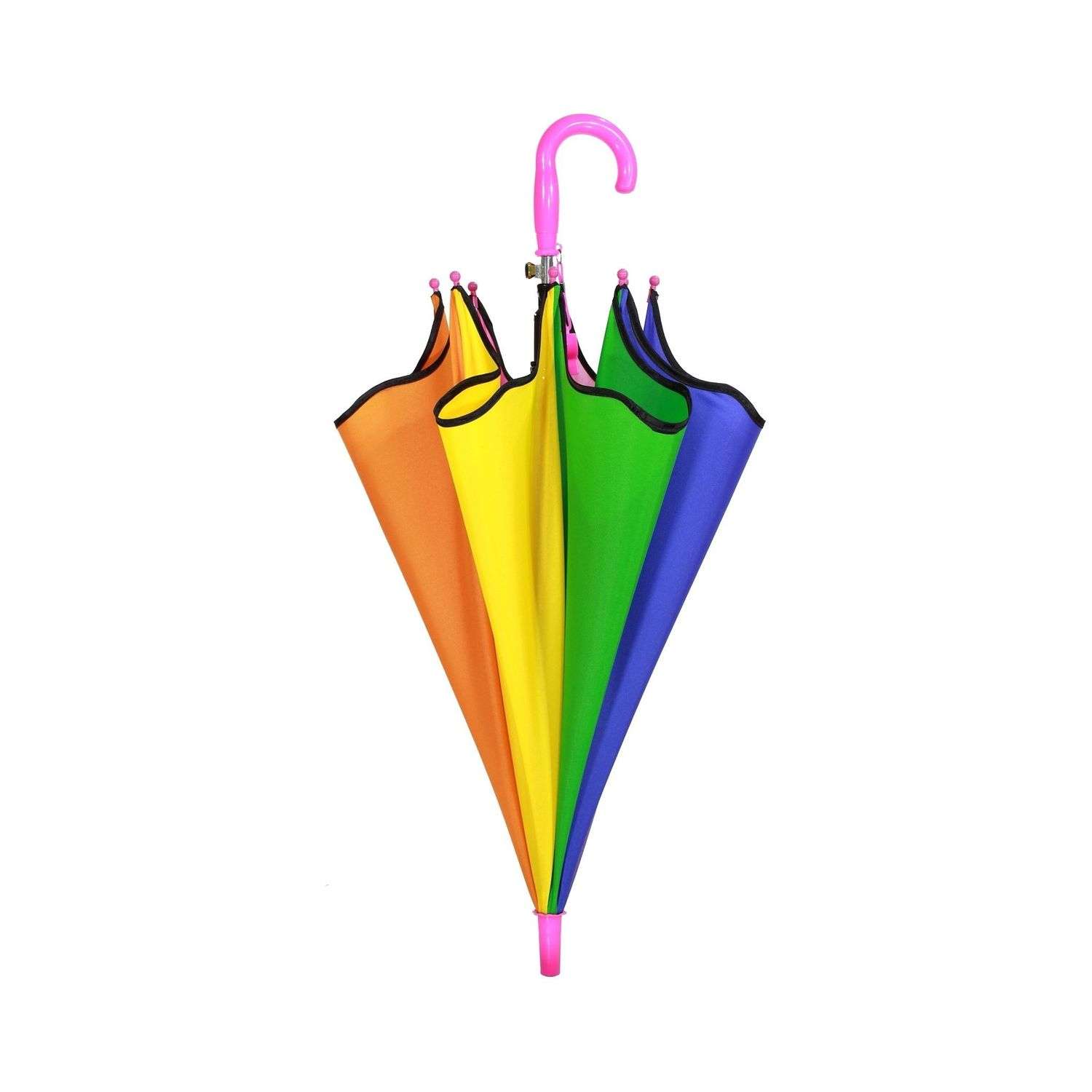 Зонт-трость Uniglodis Радуга розовая ручка 00112230 - фото 1