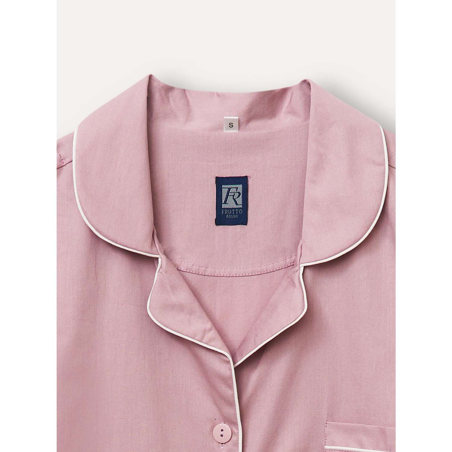 Пижама Frutto Rosso FRH146/Пыльно-розовый - фото 4