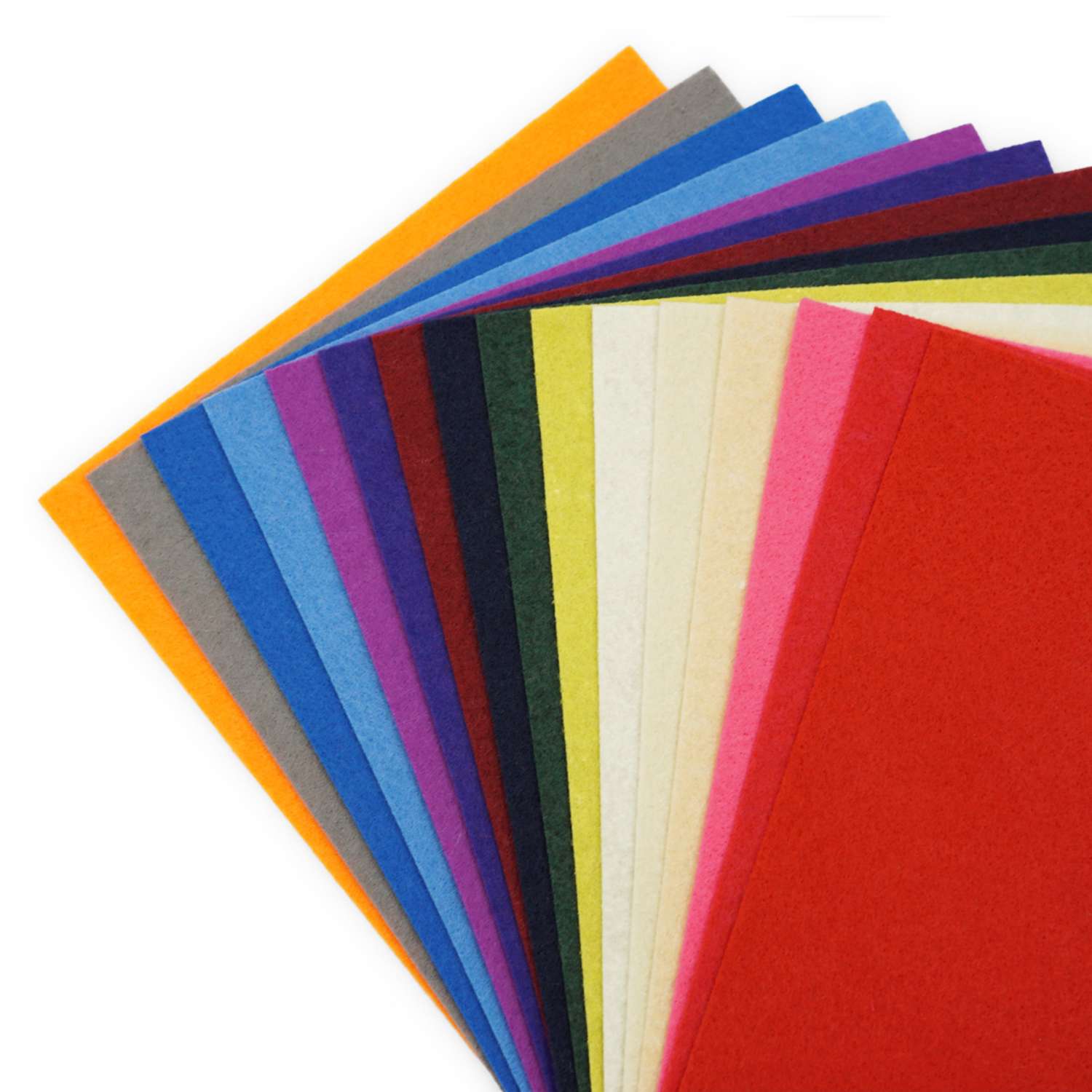 Фетр Astra Craft мягкий разноцветный листовой для творчества аппликации 1 мм 20х30 см 16 шт - фото 1