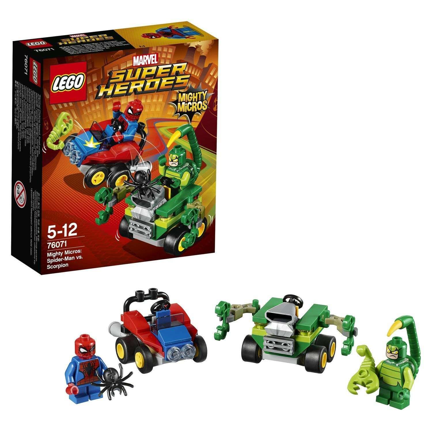 Конструктор LEGO Super Heroes Mighty Micros: Человек-паук против Скорпиона (76071) - фото 1