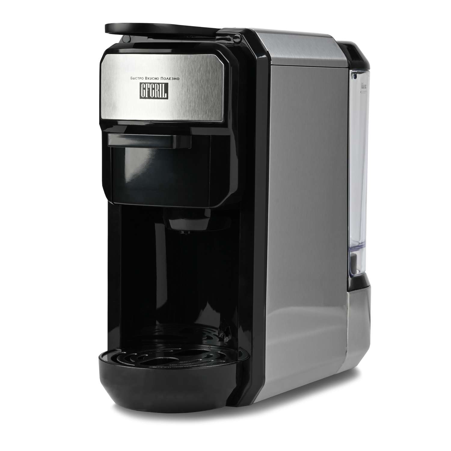 Кофеварка GFGRIL Мультикапсульная 3 в 1 GFC-C300 для молотого кофе и капсул типа Nespresso и Dolce Gusto - фото 12