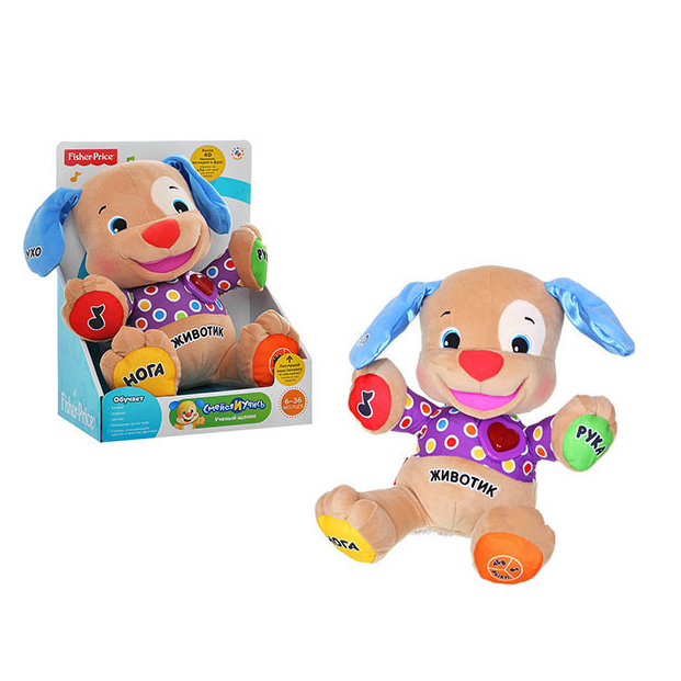 Ученый щенок Fisher Price Смейся и учись (русский) в ассортименте - фото 2