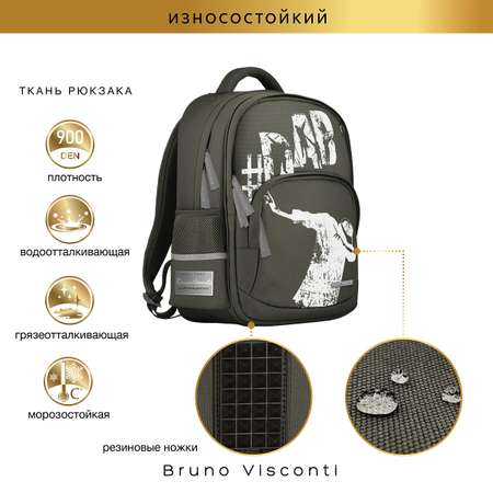 Рюкзак школьный Bruno Visconti с эргономичной спинкой